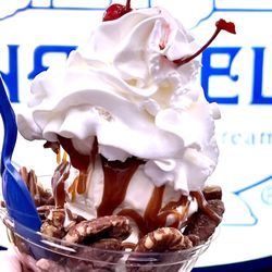 Handel's Ice Cream-Columbus - Turtle Sundae