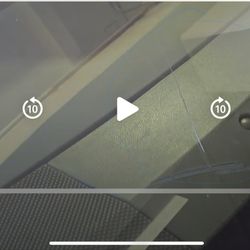 Thrifty Car Rental - Video of the cracked windshield at time of pick up
