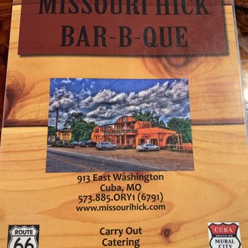 Missouri Hick Barbeque - Barbeque Near Me - Cuba, Missouri