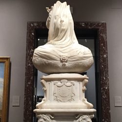 Fundación Amigos del Museo del Prado - Escultura en mármol/el velo :o