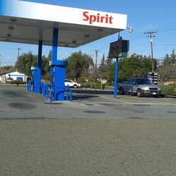Spirit gas station right next door...air and water.