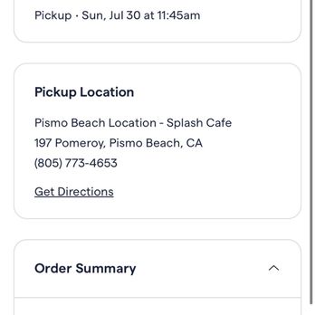 Splash Cafe - Website pick up time - American Near Me - Pismo Beach, California Splash Cafe - Website pick up time - American Near Me - Pismo Beach, California