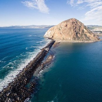 Morro Bay State Park - Morro Rock from the drone - Parks Near Me - Morro Bay, California Morro Bay State Park - Morro Rock from the drone - Parks Near Me - Morro Bay, California