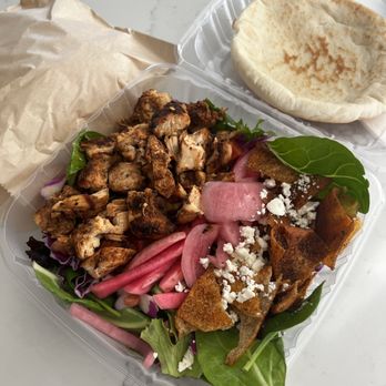 Kareem's - Grilled Chicken Salad - GCS - Mediterranean Near Me - Anaheim, California