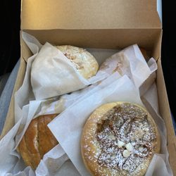 Salted Caramel Pecan Twist, Caramel Macchiato Kolache, Coconut Kolache