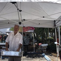 Stuart Green Market - Steel drum guy