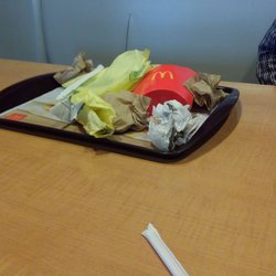 McDonald's - Lunch was good, only trash to photograph