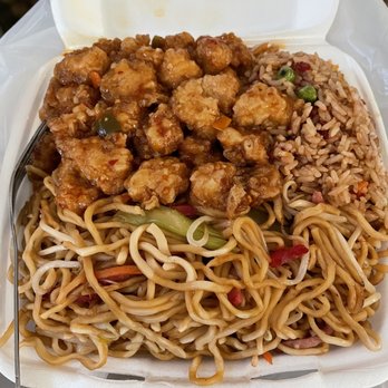 China Garden - #17. Garlic Chicken, Pork Fried Rice, Pork Chow Mein - Chinese Near Me - Modesto, California