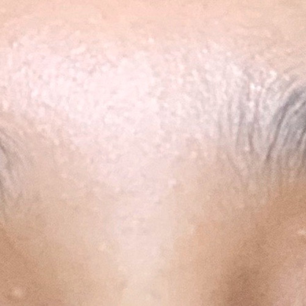Before she threaded them.