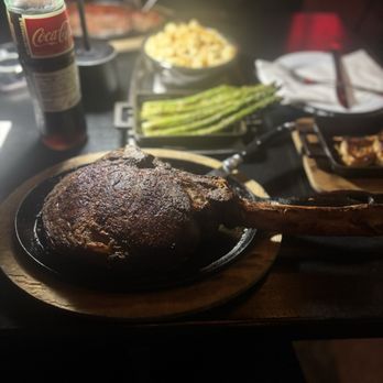 The LKSD - Tomahawk & shrimp with asparagus, macaroni n cheese - Burgers Near Me - Downey, California The LKSD - Tomahawk & shrimp with asparagus, macaroni n cheese - Burgers Near Me - Downey, California