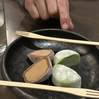Aiko - coffee and matcha ice cream mochi 9/10, texture was soft and chewy and the ice cream is goood. wayyy better than the frozen ones - Japanese Near Me - Houston, Texas Aiko - coffee and matcha ice cream mochi 9/10, texture was soft and chewy and the ice cream is goood. wayyy better than the frozen ones - Japanese Near Me - Houston, Texas