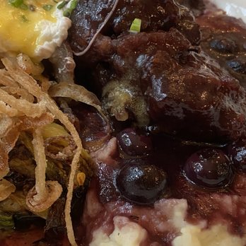 Commander's Palace - Blueberry BBQ Glazed Pork Cheeks - Cajun/Creole Near Me - New Orleans, Louisiana Commander's Palace - Blueberry BBQ Glazed Pork Cheeks - Cajun/Creole Near Me - New Orleans, Louisiana
