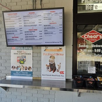 Cheat’s Cheesesteaks - Order window - Cheesesteaks Near Me - Charlotte, North Carolina