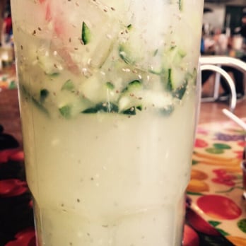 Tortas Sinaloa - Agua de limon con pepino y chia - Mexican Near Me - Ontario, California Tortas Sinaloa - Agua de limon con pepino y chia - Mexican Near Me - Ontario, California