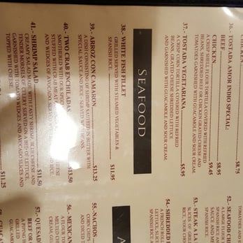 Amor Indio - Menu - Mexican Near Me - City Industry, California