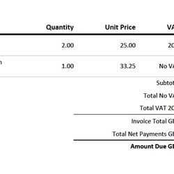 Kemsing Tuition - Kemsing Tuition Invoice