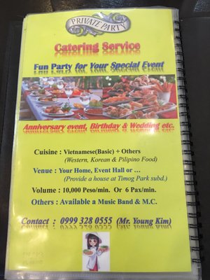 Menu photo 7 Halong Bay Angeles City, PAM