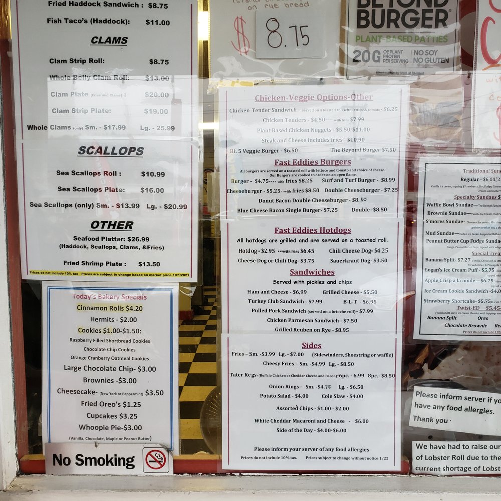 FAST EDDIES RESTAURANT BAKERY & ICE CREAM STAND 21 Photos & 27