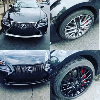 Brooklyn Customs - Front grill painted and rims on a 2017 Lexus - Auto Repair Near Me - Allentown, Pennsylvania
