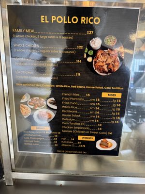 Menu photo 2 El Pollo Rico Wheaton, MD