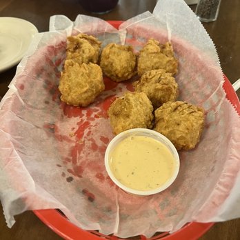 Wunsche Bros Cafe & Saloon - Sauerkraut balls.  Delish! - Burgers Near Me - Spring, Texas