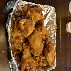 The Getaway Restaurant and Bar - Wings in their medium sauce