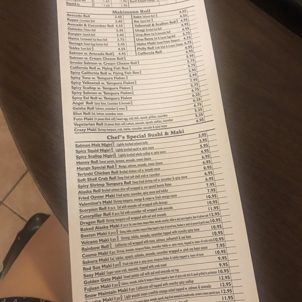 Maluken & Sushi Express - Sushi menu - Sushi Bars Near Me - Brookline, Massachusetts Maluken & Sushi Express - Sushi menu - Sushi Bars Near Me - Brookline, Massachusetts