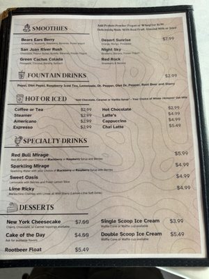 Menu photo 4 Cedar Shack Cafe Bluff, UT