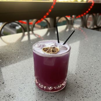 Sotol Modern Cocktail Kitchen - Sotol So Good: sotol, butterfly pea, coconut rum, pineapple, lime, orgeat $16 - Cocktail Bars Near Me - Gilbert, Arizona