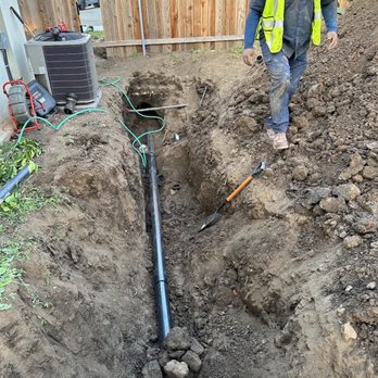 The Rooter Company - Whole sewer being replaced - Plumbing Near Me - Brea, California