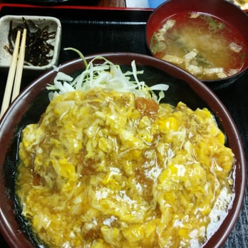 Komatsu - #5 pork cutlet with starchy egg. This one has a salty flavor. (#4 has a sweet flavor.) - Japanese Near Me - Torrance, California Komatsu - #5 pork cutlet with starchy egg. This one has a salty flavor. (#4 has a sweet flavor.) - Japanese Near Me - Torrance, California
