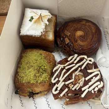 maman - Koign Amman , chocolate pistachio croissant which, lemon square croissant - Breakfast & Brunch Near Me - Bethesda, Maryland
