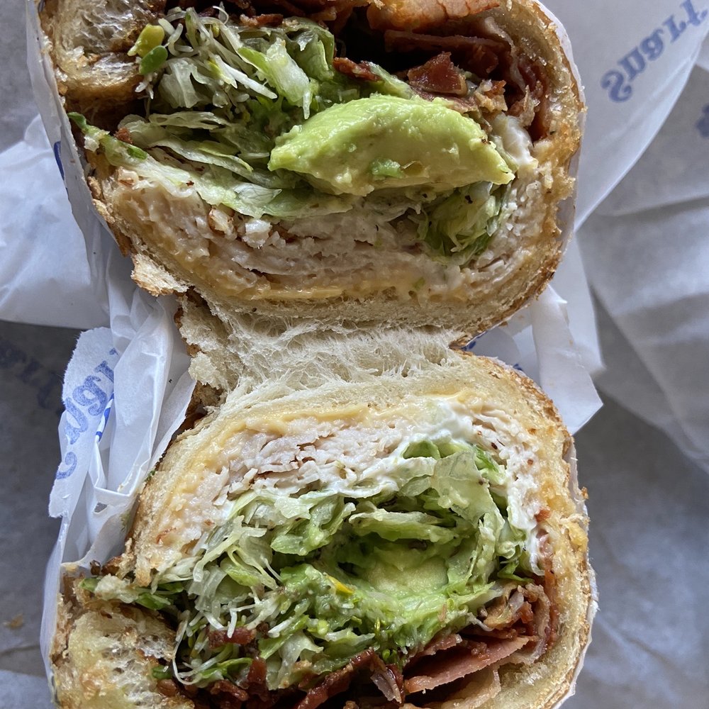 Turkey and cheese with bacon and avocado Turkey and cheese with bacon and avocado