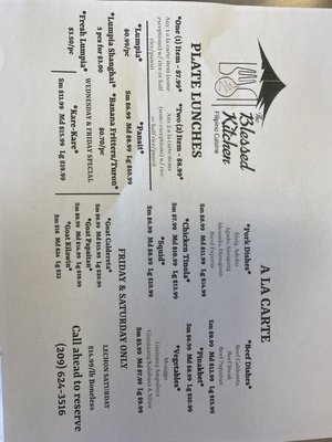 Menu photo 4 The Blessed Kitchen Lathrop, CA