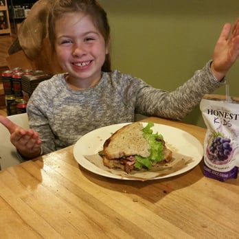 Forage Market - Skye and her favorite sandwich, BLT with avocado - Bagels Near Me - Lewiston, Maine