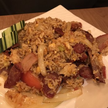 The Thonglor - BBQ pork and Chinese sausage fried rice for $14.95. - Thai Near Me - San Francisco, California The Thonglor - BBQ pork and Chinese sausage fried rice for $14.95. - Thai Near Me - San Francisco, California