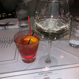 Negroni and moscato Negroni and moscato
