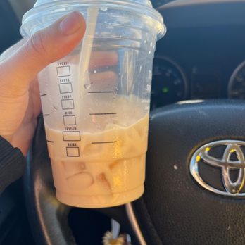 Starbucks - My London fog from a different Starbucks that's flavor is nothing like the one I got from carrol canyon there's is always marked sold out - Coffee & Tea Near Me - San Diego, California