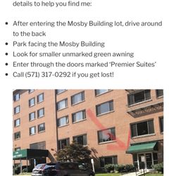 Fairfax Massage - Directions to my office