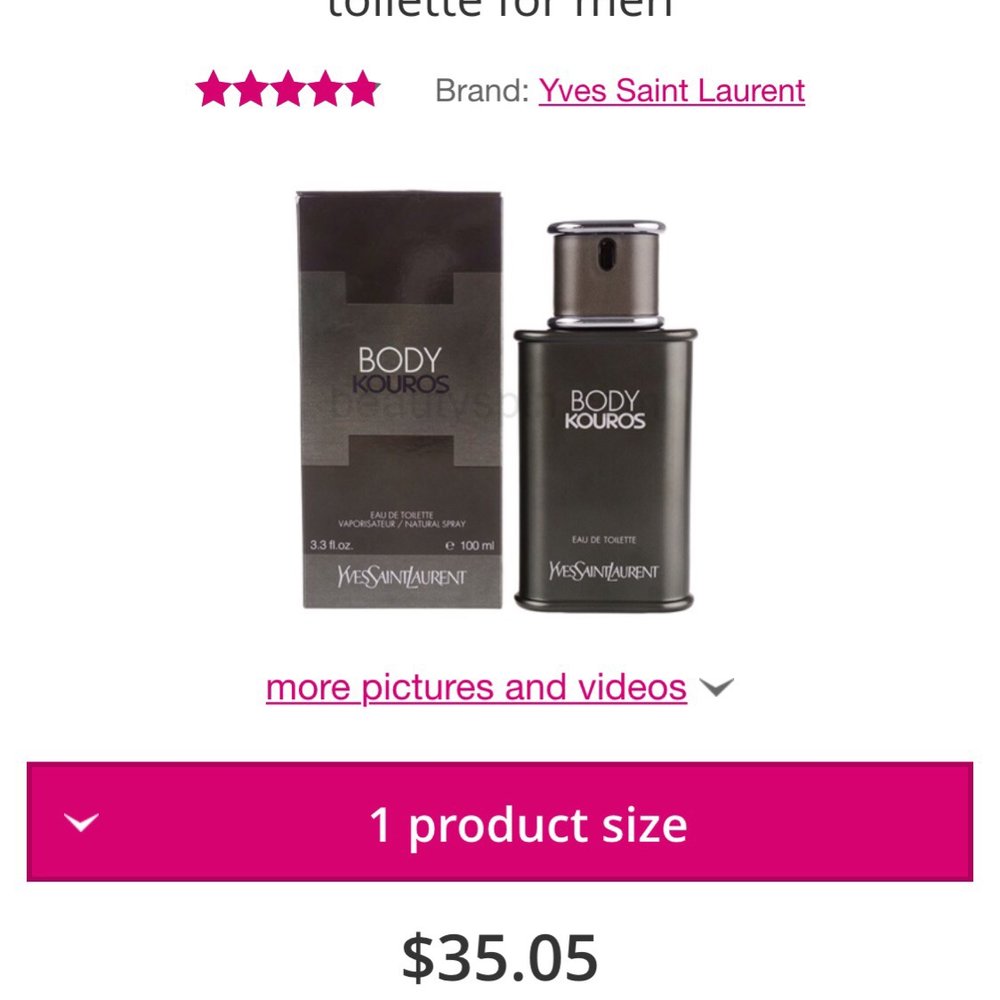 ysl body kouros fragrantica