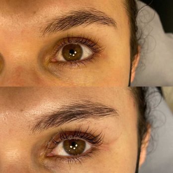 Savannah Nail Bar - Top is my before picture and the bottom is my after picture! Obsessed with my eyelashes - Nail Salons Near Me - Jupiter, Florida