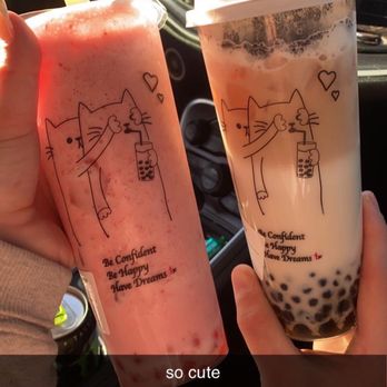 Machi Tea House - Strawberry bubble milk & caramel milk tea - Bubble Tea Near Me - Casa Grande, Arizona