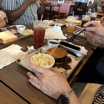 Earnest B's BBQ &Catering - Brisket Sandwich and potato salad - Barbeque Near Me - Frisco, Texas Earnest B's BBQ &Catering - Brisket Sandwich and potato salad - Barbeque Near Me - Frisco, Texas