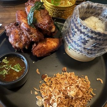 Hanuman Thai Eatery - Gai Todd Hat Yai - Our favorite dish!! Super good - Thai Near Me - Costa Mesa, California