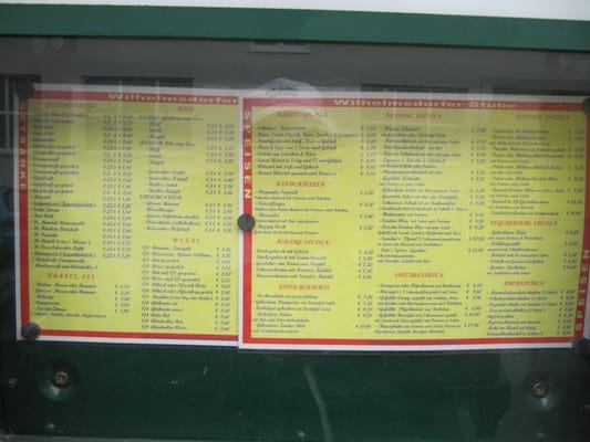 Menu photo 3 Wilhelmsdorfer Stube Vienna, 9 Menu photo 3 Wilhelmsdorfer Stube Vienna, 9