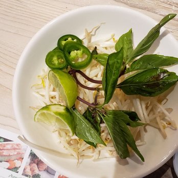 Pho N Mor - Our fresh Pho condiments - Vietnamese Near Me - Alhambra, California