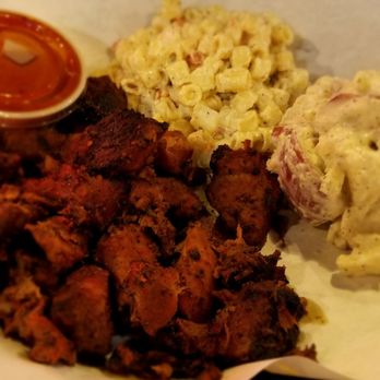 Phil's BBQ - Rib-less dinner with macaroni salad and potato salad - Barbeque Near Me - San Diego, California Phil's BBQ - Rib-less dinner with macaroni salad and potato salad - Barbeque Near Me - San Diego, California