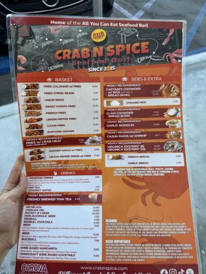 Menu photo 2 Crab N Spice Claremont, CA