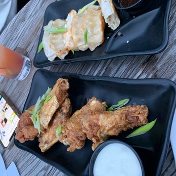 MOON BAR Rooftop - Gyoza and Soy Wings - Lounges Near Me - Flushing, New York