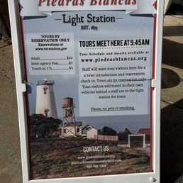 You meet at a motel about a mile past the lighthouse @9:45 am